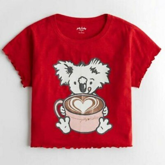 Gilly Hicks by Hollister metallic graphic tee, xs - Picture 1 of 4